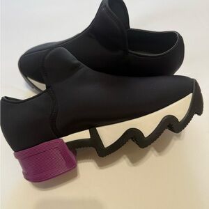 Brand: Iri
 Black and purple Women's Slip-On Sneakers